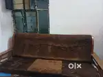 Solid wood sofa 3+1+1 durable, great condition