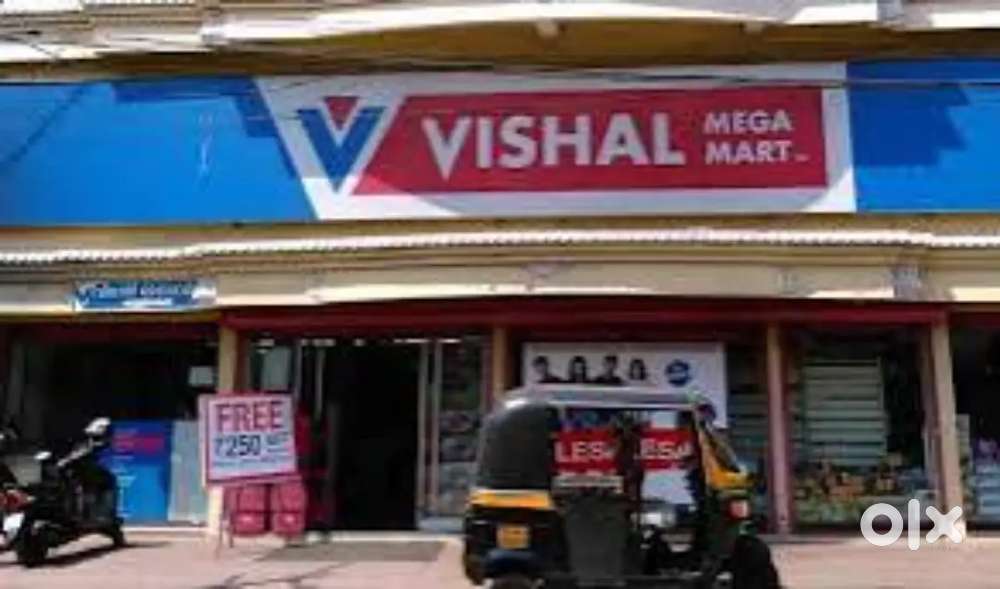 Today job opening Vishal mega Mart shopping mall