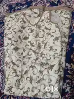 Golden colour gaun one time use