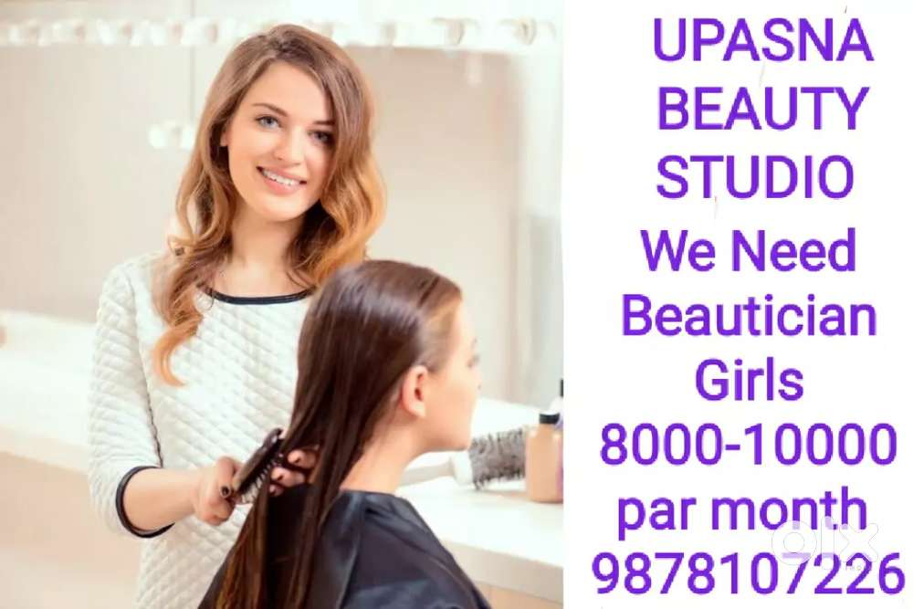 Beautician in beauty saloon