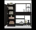 Computer table and book shelf