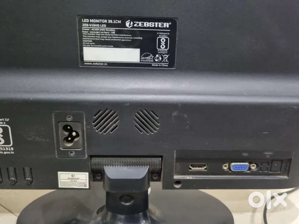 Zebstar HDMI 15inch moniter