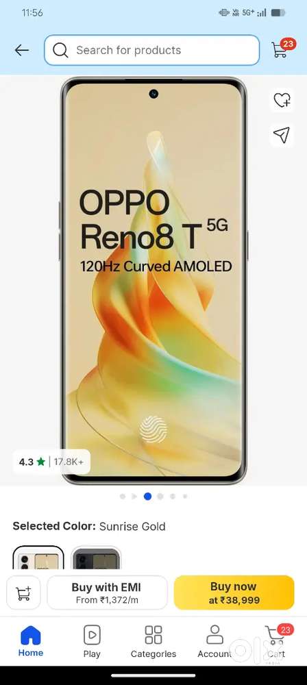 Oppo reno 8T