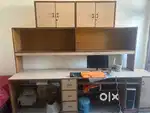 Study cum computer table with shelf