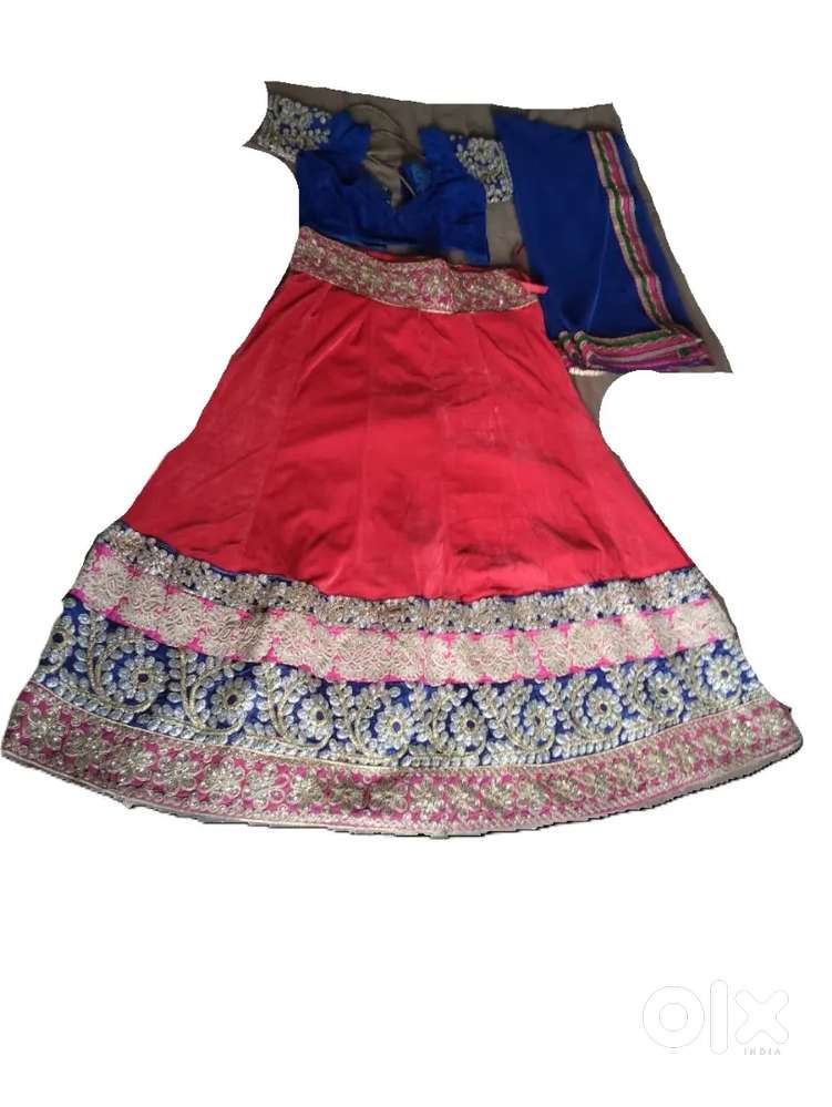 Red Velvet Chaniya Choli
