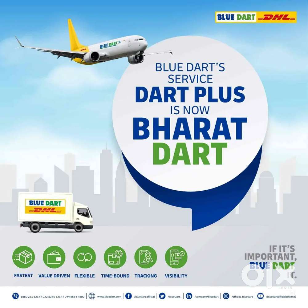 Delivery executive to BLUEDART courier service