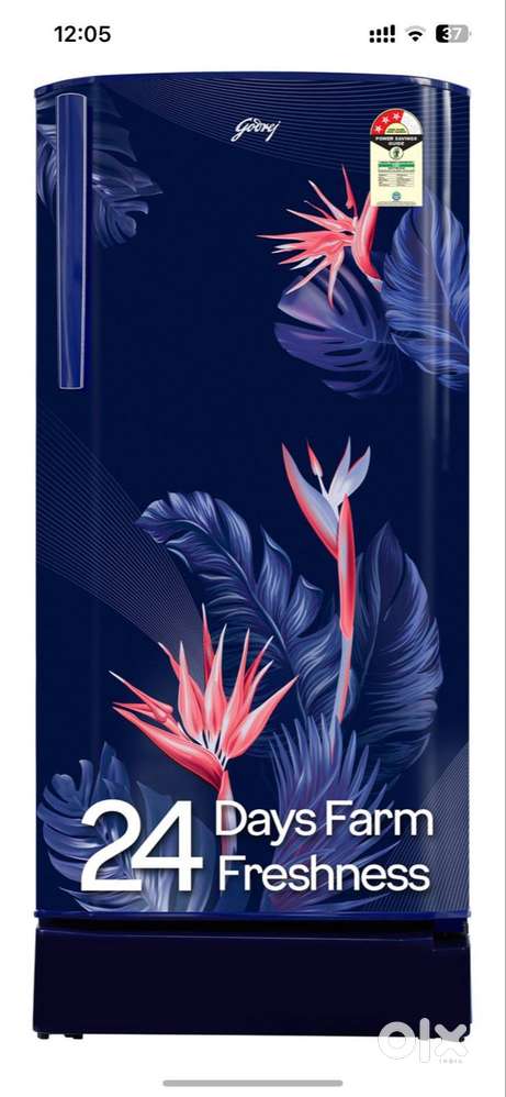 6 Months Old Godrej 183L 3-Star Refrigerator - Like New!