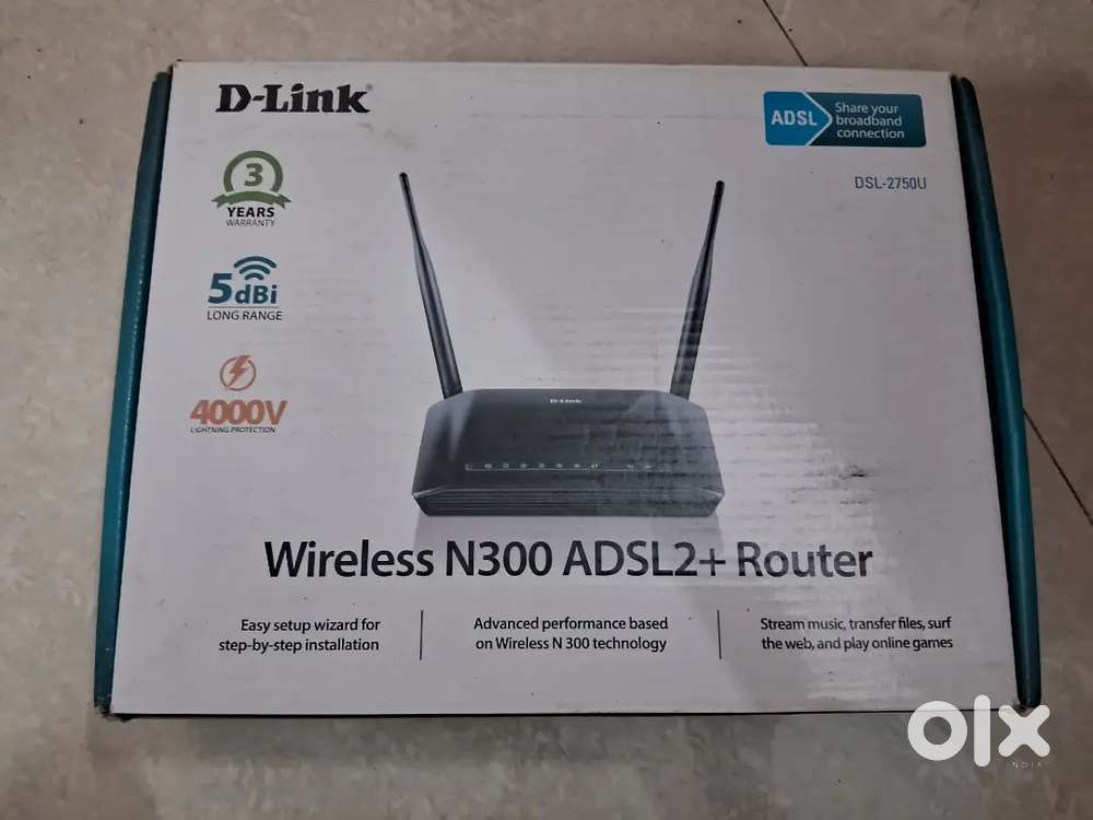 D-Link Wireless N300 ADSL2+ Router