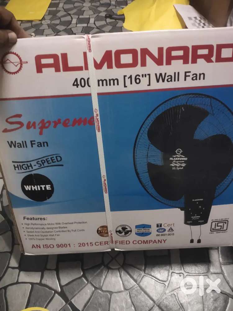 Wallmount fan