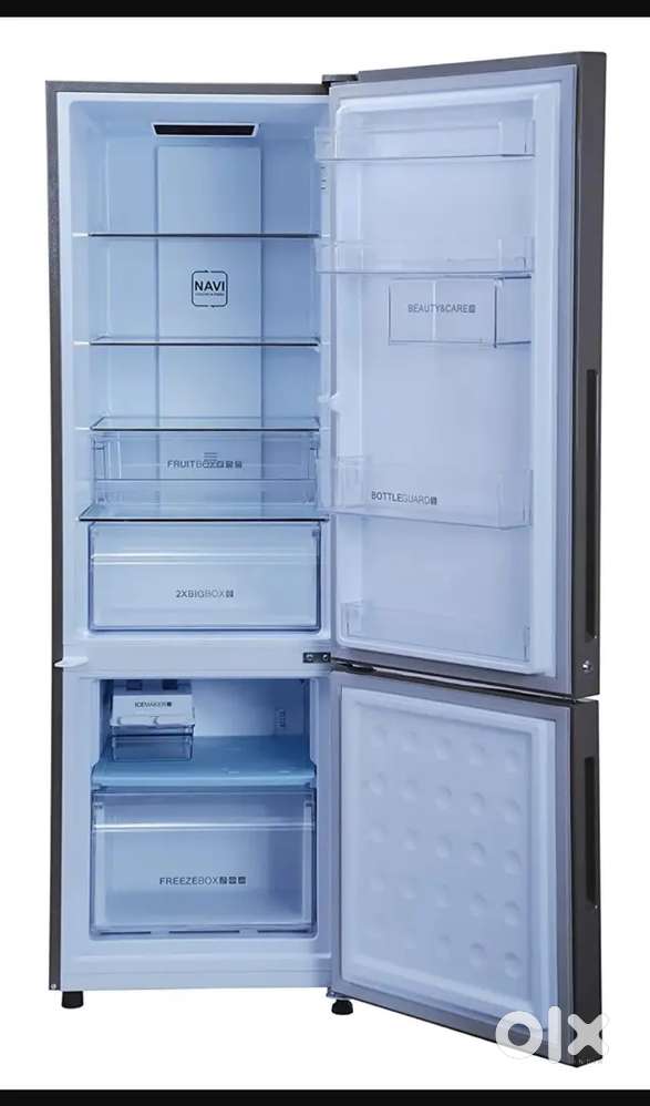 Haier 276 L Frost Free Double Door 3 Star Refrigerator (HRB 2964PMG E)