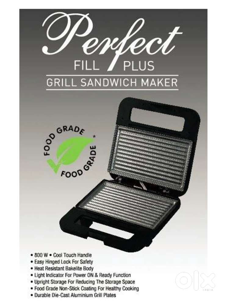 Brand New Havells 800 Watts Grill Sandwich Maker 2 Years Warranty.