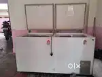 Double door deep freezer cum chiller for shops