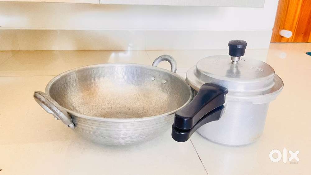Used 3L Pressure Cooker & 3L Kadai