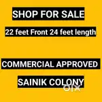 22x24 commercial approved shop sale sainik colony
