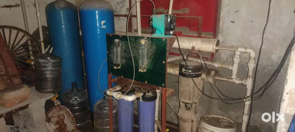 1000LPH Water Plant Good Condition With 2 Chiller