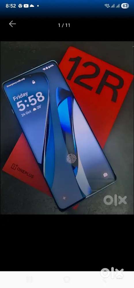 Oneplus 12R 5G 8/256gb Blue Colour with Warranty