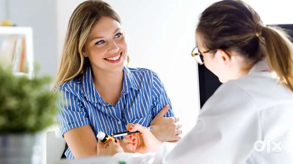 Ayurvedic clinic female reception