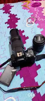 Canon EOS 200d MarkII with Kit Lens+55-200mm Lens.Excellent Condition