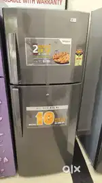 Double door fridge with warranty and good condition