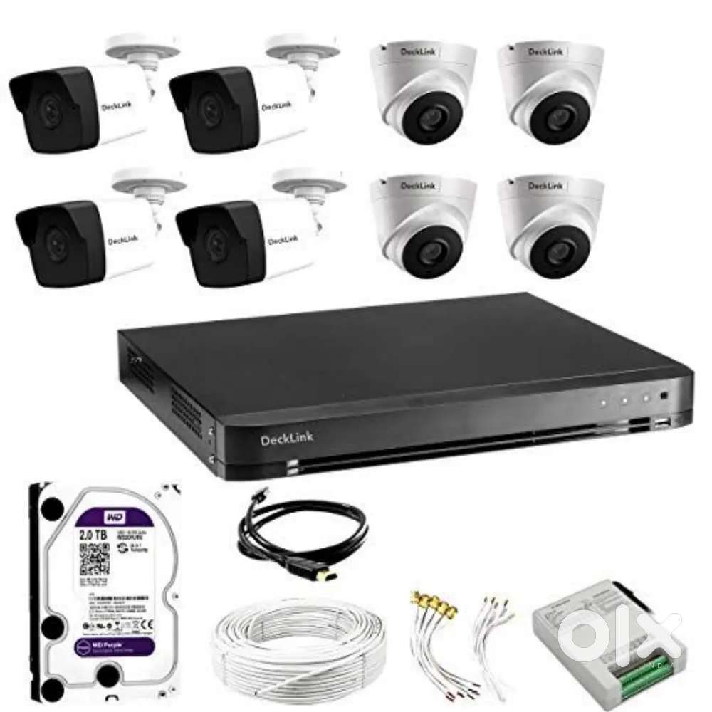 8 cctv camera complete setup