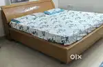 King size bed with mattress