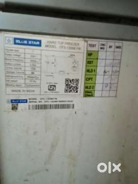 Bluse star deep freezer 108 ltr new 2 month has been used with bill
