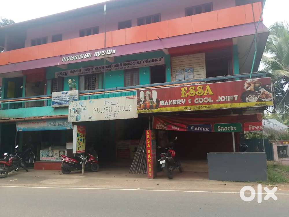 Kottayam ernakulam main road side fully furnished bakery for sale