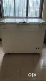 Haier company Freezer 320ltrs hard top double doors.