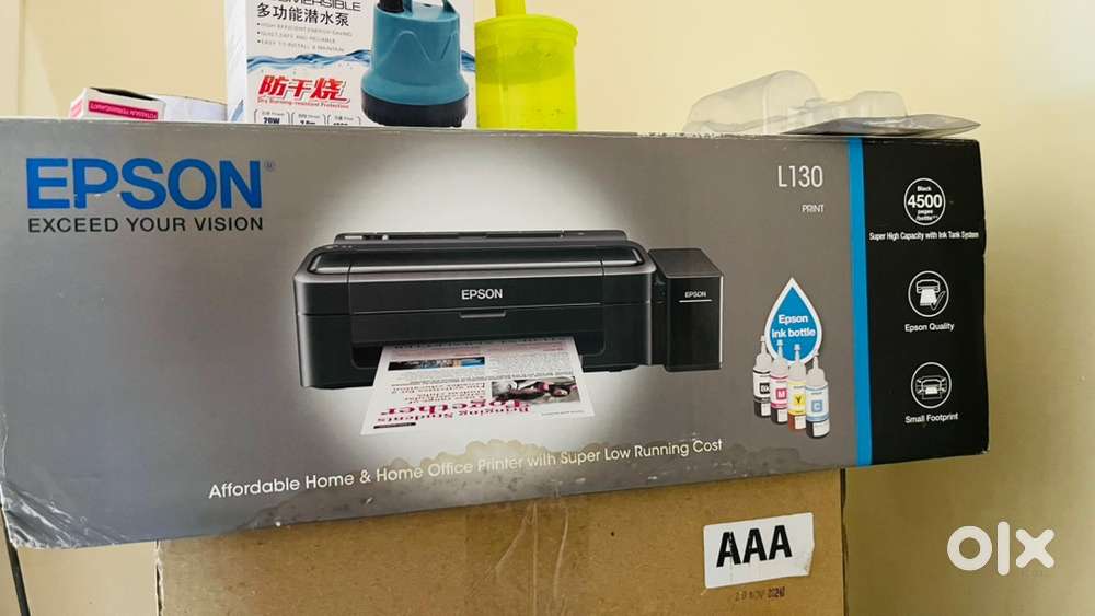 Epson L-130 Sublimation Printer 4 color with ink