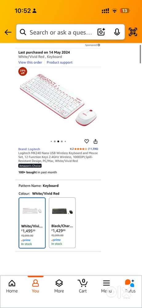 Wireless Keyboard and Mouse