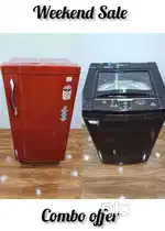 Godrej S/D fridge & Godrej T/L washing machine fully automatic hurryup