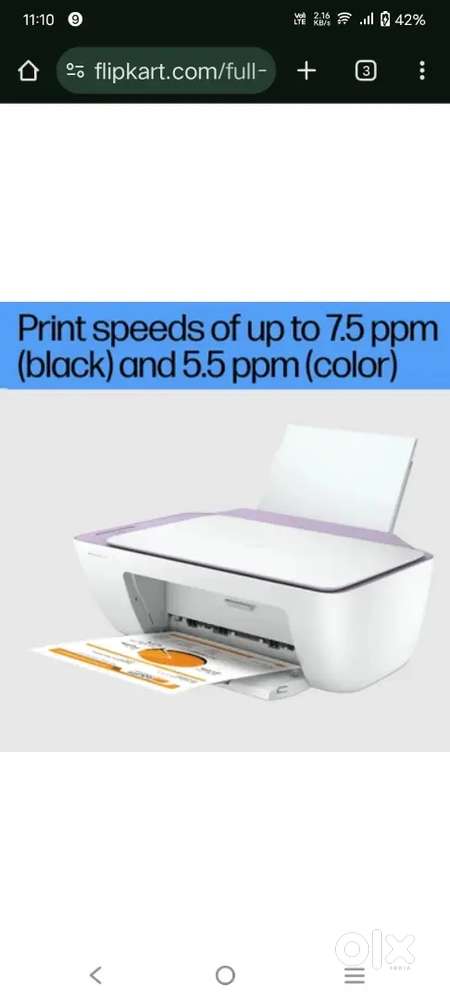 HP DeskJet 2331 Multi-function Color Inkjet Printer