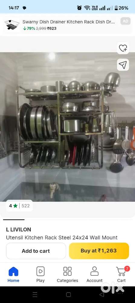 Plates  and bowls stand