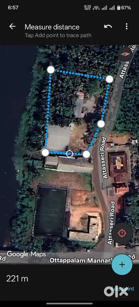 Land for sale with godown