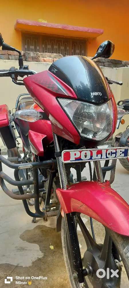 A bike is in good condition