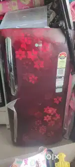 LG Refrigerator 201 ltrs Red single door.