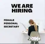 Hiring urgent personal secretary job female required