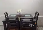 Dinning table with 4 chairs+ center table set