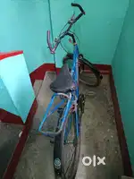 Ashok Bicycle In Blue Colour.Working Condition