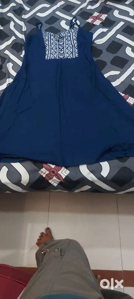 Blue Sleeveless Dress