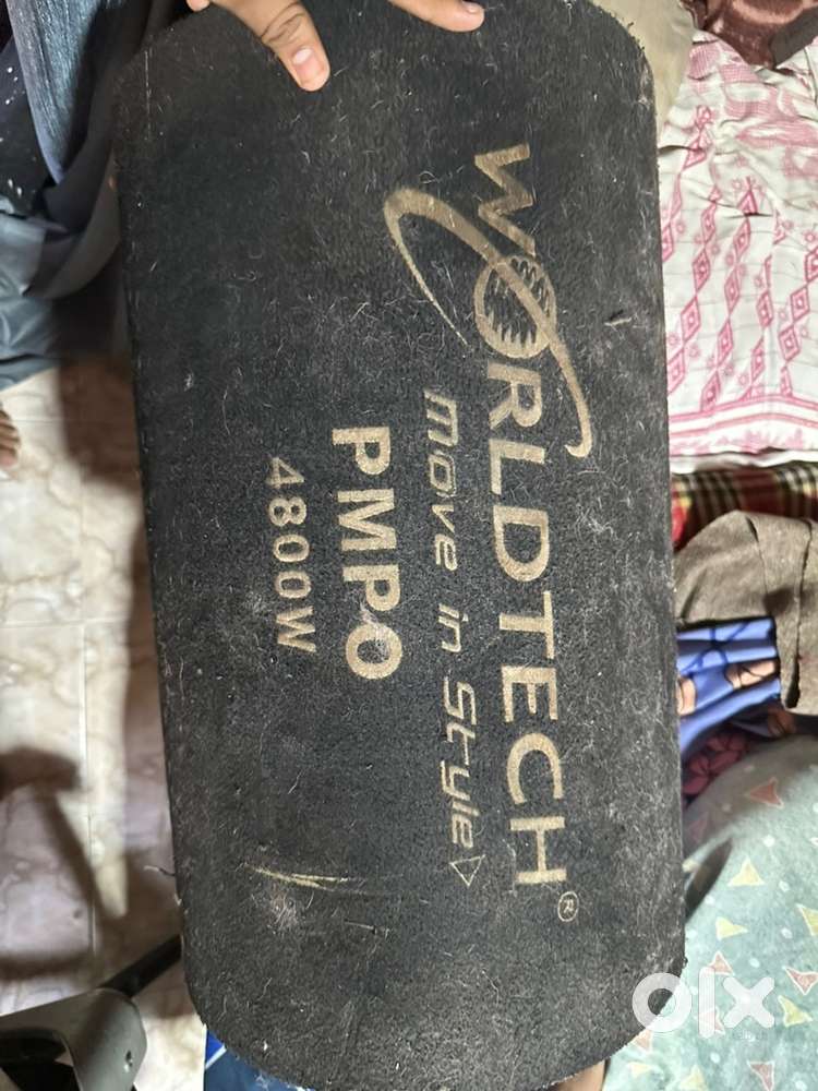 WORLDTECH 4800W BASS TUBE WITH INBUILT AMPLIFIER