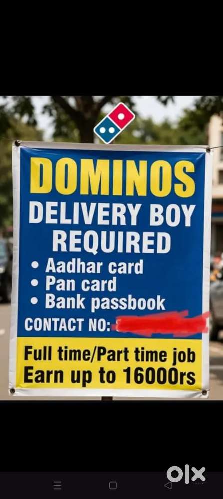 Domino's Pizza delivery boyat Bistupur