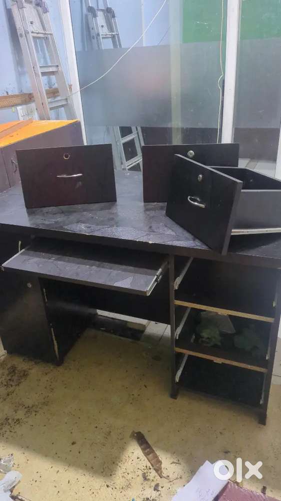 Sturdy, study cum computer table.