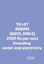 ROOM FOR RENT -4000Rs,2500 per seat