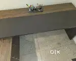 Boss Office Table with Side Rack 6Ft by 5Ft approx.