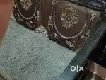 Heavy wood sofa set