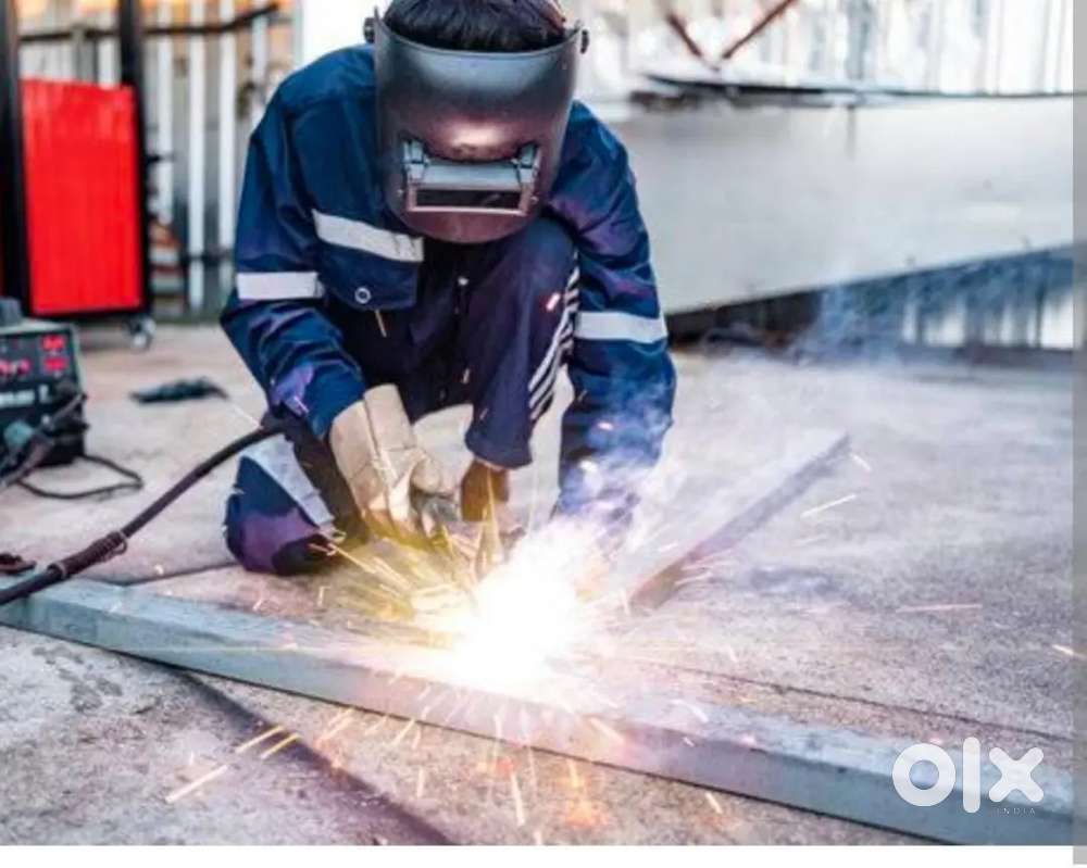 Welding workers