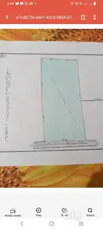 60 cent rectangle size plot for sale