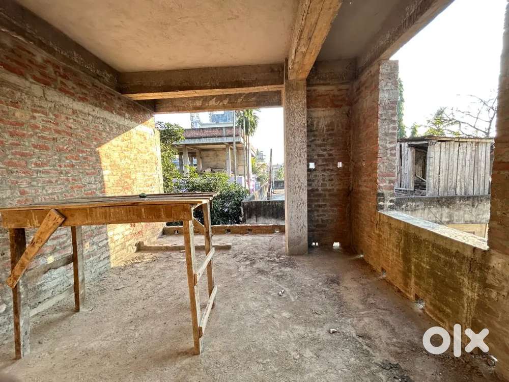 At Hatigaon 2Bhk Under construction Flat near Little Flower school