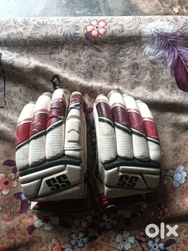 SS Nylon Super Test Cricket Batting Gloves Left Hand Men